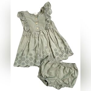 H&M Kids Matching Set in Sage Green
